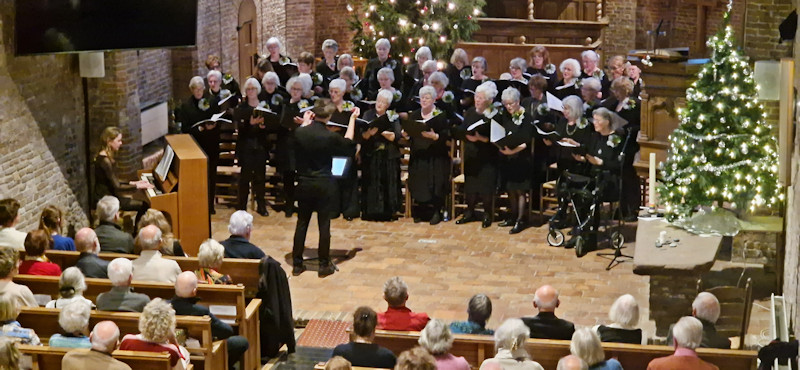 Programma kerstconcert 2025 De Liesterkrallen